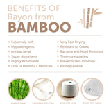 Toalla de Baño para Bebé Bambú