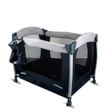 Cuna Corral Pack and Play Osaka Gris Con Moises Bebesit