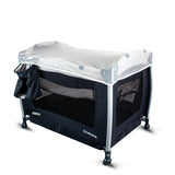 Cuna Corral Pack and Play Osaka Gris Con Moises Bebesit