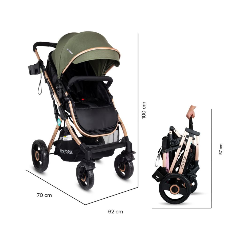 Coche Moises Bebesit Gold LX