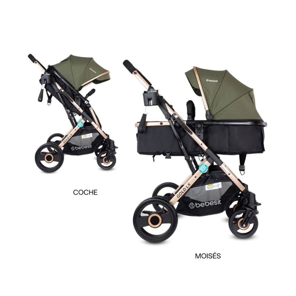 Coche Moises Bebesit Gold LX