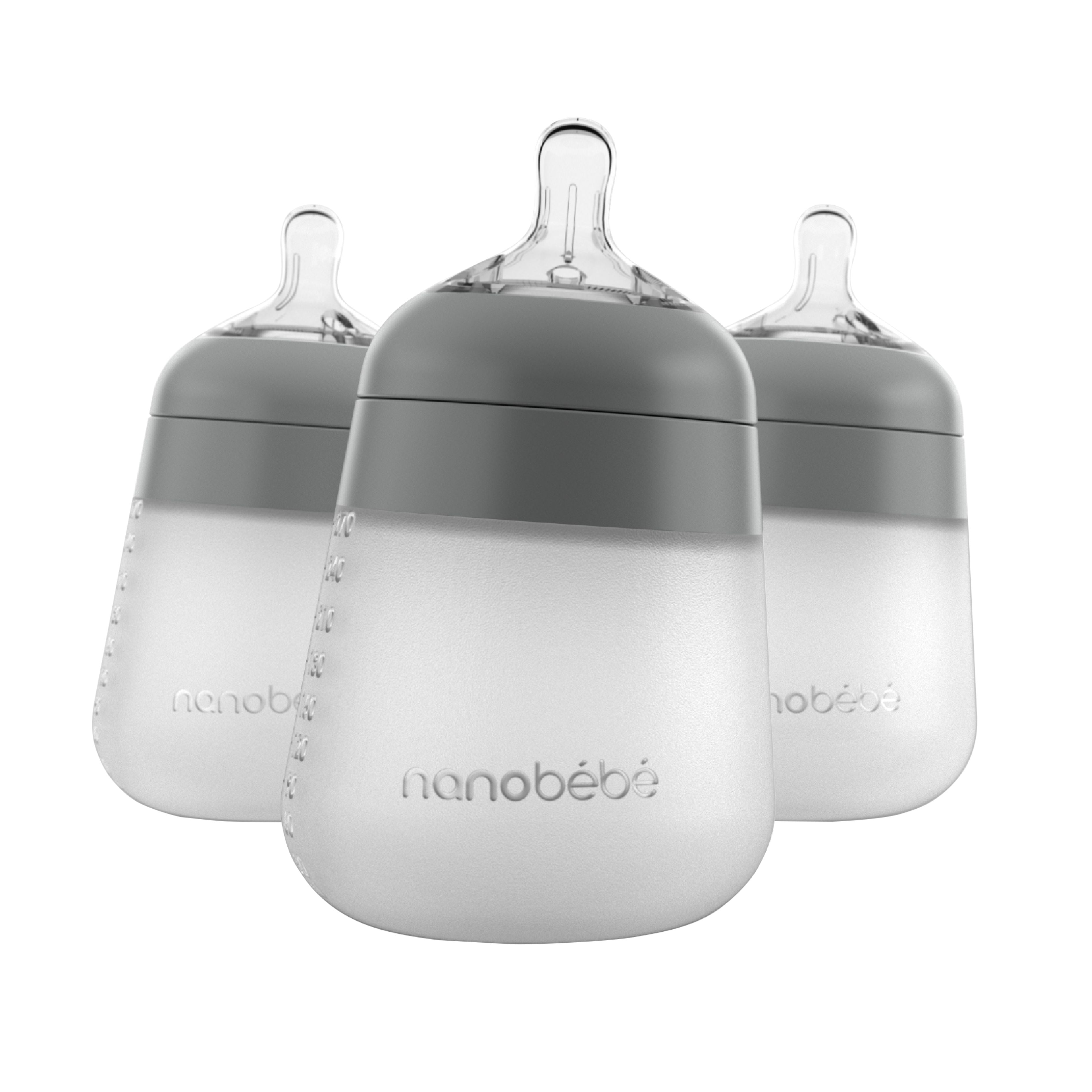 Combo Biberones de Silicona Flexy 9 oz x 3 Unidades