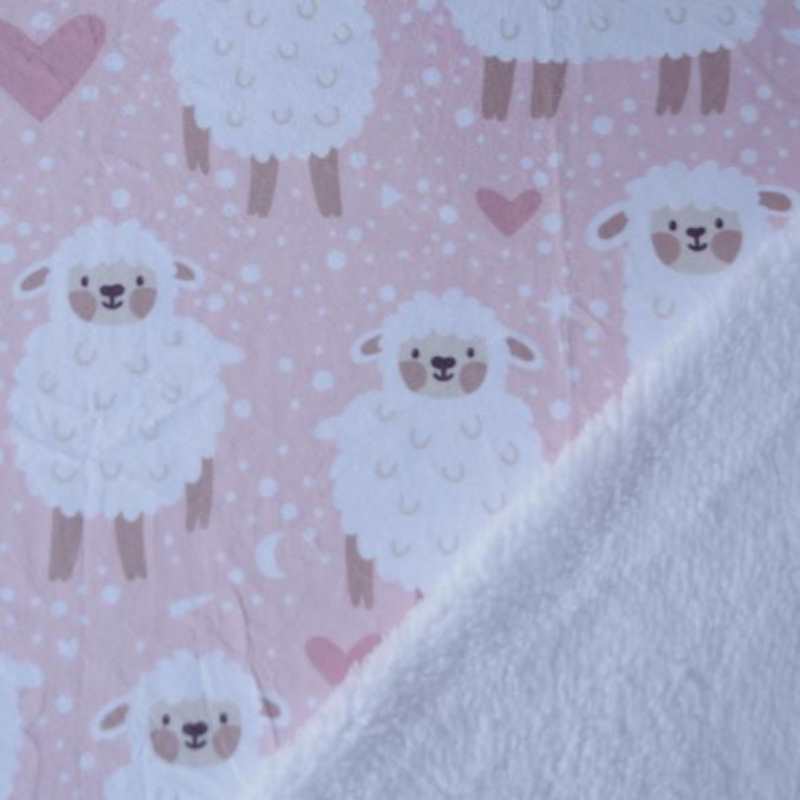 Cobija para bebé Diseños Originales (Peludita) Mediana Camu