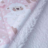 Cobija para bebé Diseños Originales (Peludita) Mediana Camu