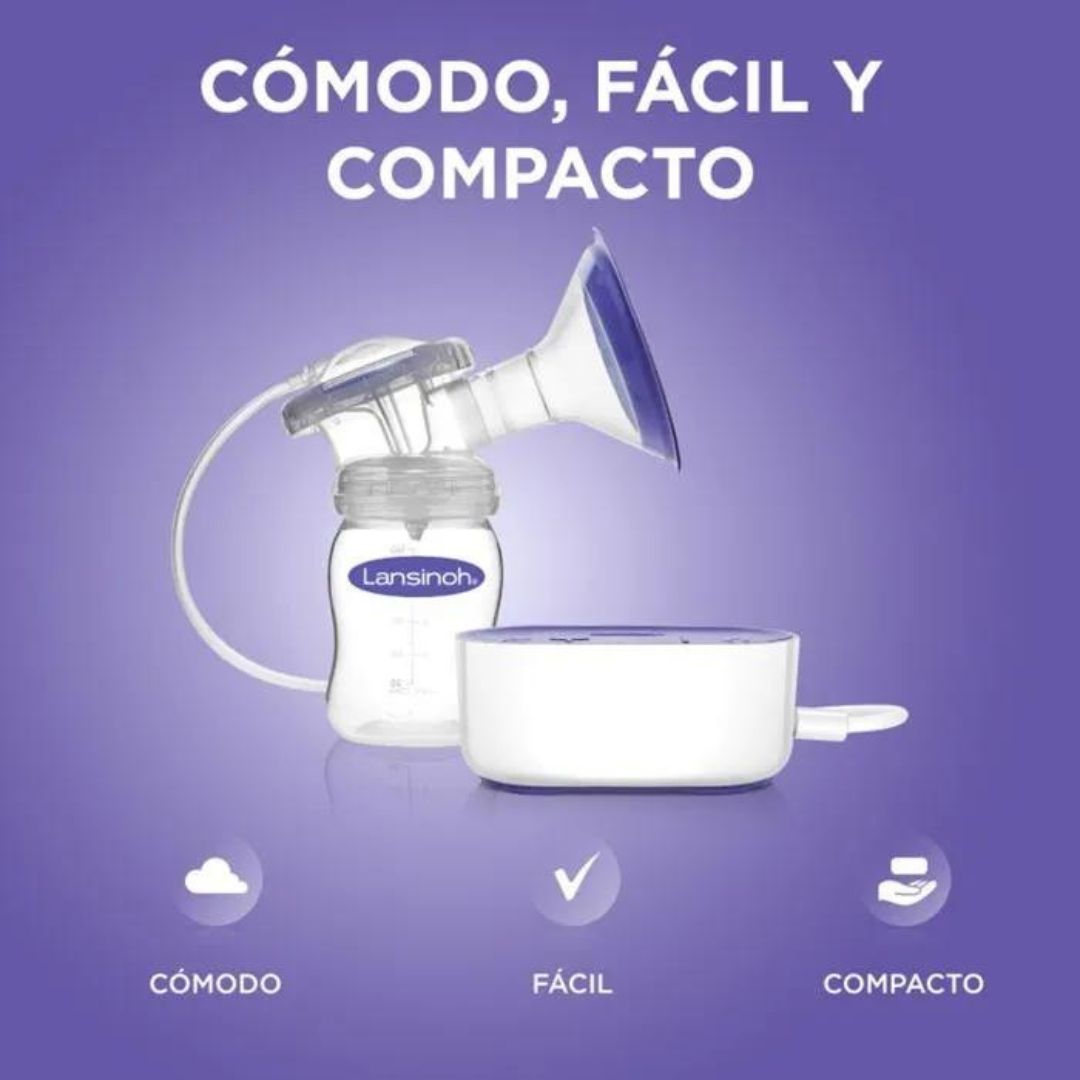 Extractor Eléctrico Compacto Sencillo Lansinoh