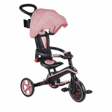 Triciclo 4 en 1 Explorer Plegable Rosado Globber