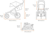 Coche para Correr Urban Glide 2 Thule Verde