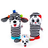 Set de Medias Sonajeras de Estimulación para Bebe