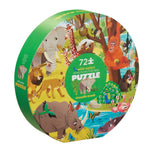 Rompecabeza 72 Piezas Caja Redonda Crocodile Creek