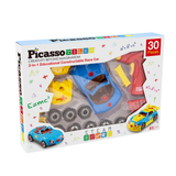 Picasso Tiles carro de armar