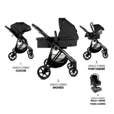Coche Travel System Cosmos Gold Bebesit – 3 en 1 con Base para Auto