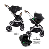 Coche Bebesit Galaxy Premium Travel System Negro | 3 en 1