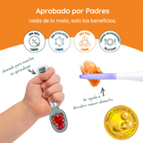 Cucharas de Aprendizaje para Bebés 6 Meses x 2 NumNum