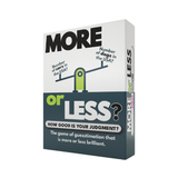 Juego de Cartas More or Less