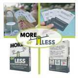 Juego de Cartas More or Less