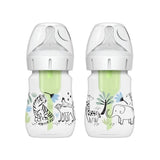 Set de Teteros Dr. Brown's Options Decorados Boca Ancha 5oz x 2 Unidades