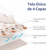 Tapete Cobertor para Silla de Comer o Pintar Arcoíris Boho