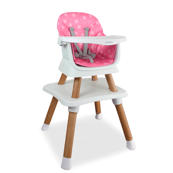 Silla de Comer Kinder 2 Rosa — Bebesit