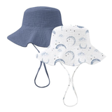 Gorros para Bebé de Algodón Muselina UPF 50+ (Pack x 2)