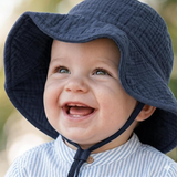 Gorros para Bebé de Algodón Muselina UPF 50+ (Pack x 2)