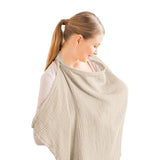 Capa de Lactancia en Muselina Beige