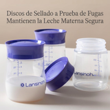 Botellas de Almacenamiento Lansinoh 5oz (4 Pack)