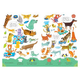 Libro Busca y Encuentra Perros y Gatos Usborne