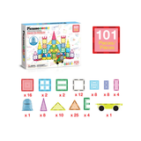 Set de Bloques Magnéticos 101 Piezas con Puertas y Ventanas - Picasso Tiles