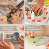 Tablero Sensorial Taf Toys Snap ‘n Learn - Motricidad Fina 18m+
