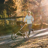 Coche para Correr Glide 2 Aluminum / Jet Black