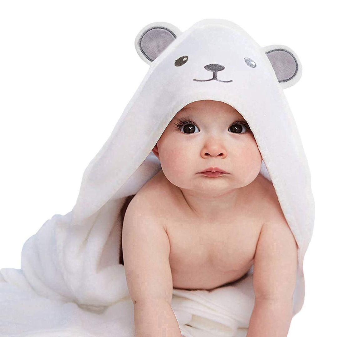 Capa baño bebé, toallas para bebes, toalla con capucha