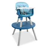 Silla Comedor Baby Desk 3 en 1 Azul Bebesit