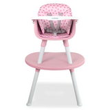 Silla Comedor Baby Desk 3 en 1 Rosado Bebesit