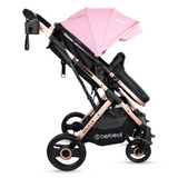 Coche Travel System Gold Lx Rosado Bebesit