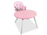 Silla Comedor Baby Desk 3 en 1  Rosada Bebesit