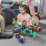 Pista De Carreras de Canicas 70 Picasso Tiles