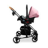 Coche Travel System Prima Rosado Bebesit