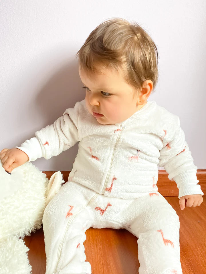 Pijama para Bebé Jirafas Camú