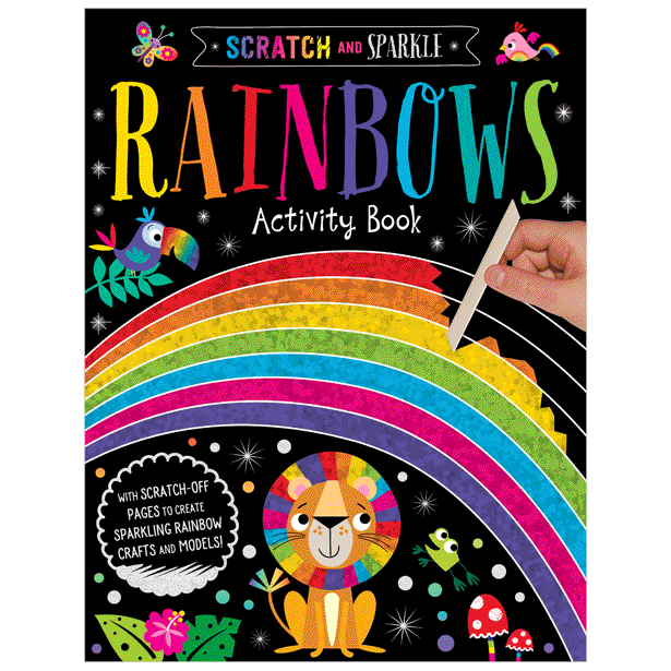 Libro Scratch an Sparkle Rainbows