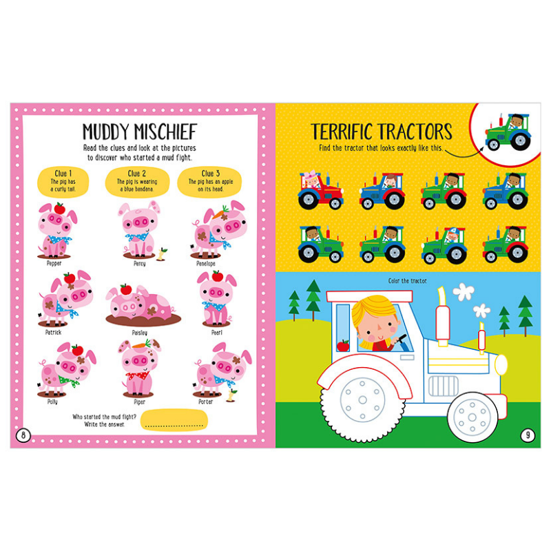 Libro Actividades Balloon Stickers Farmyard