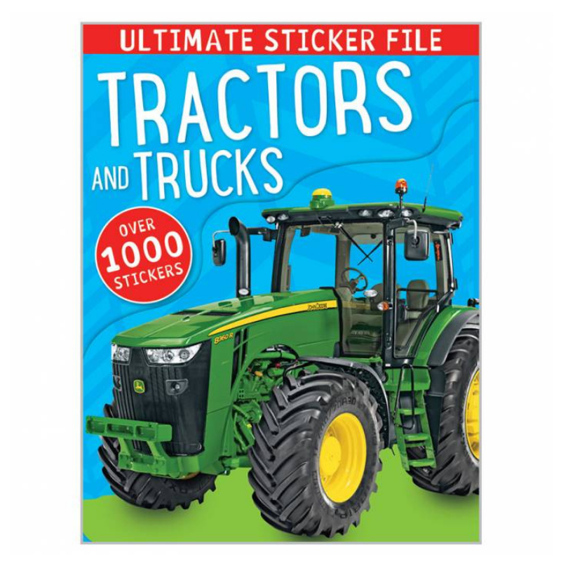Libro Ultimate Sticker File Tractors and Trucks