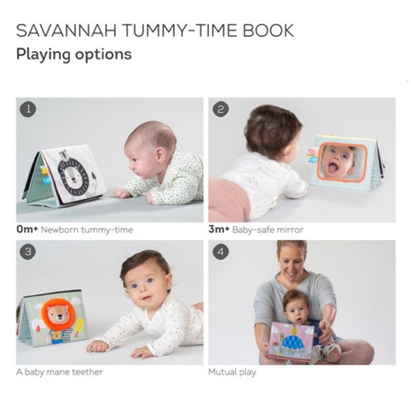 Libro para Tiempo Boca Abajo Savannah Taf Toys
