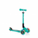 Patineta Junior Luces Led Verde Esmeralda Globber