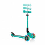 Patineta Junior Luces Led Verde Esmeralda Globber