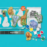 Manualidades Mould & Paint Animals 4M