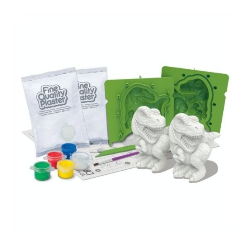 Manualidades Mould & Paint Dinosaurs 4M
