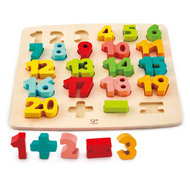 Rompecabezas Números y Matemáticas Hape –1