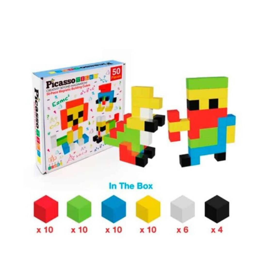 Cubos Magnéticos Armatodo 50pc Picasso Tiles