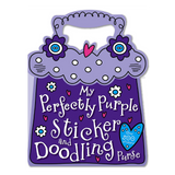 Libro My Perfectly Purple Sticker and Doodling Purse