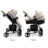 Coche Travel System Prima Beige Bebesit